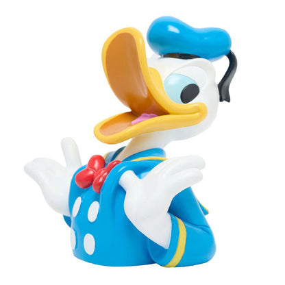 Hucha de resina del Pato Donald Disney con uniforme azul