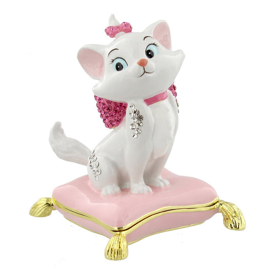 Joyero de Marie de Los Aristogatos Disney sobre base rosa