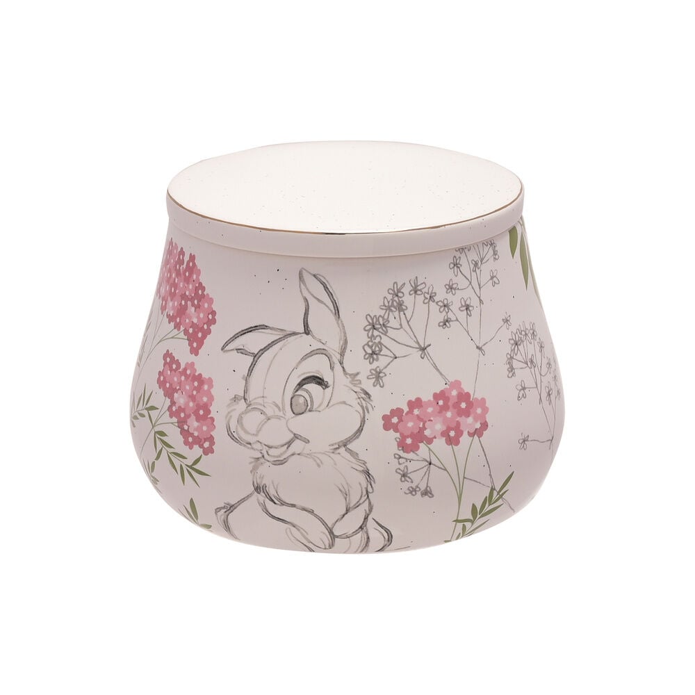 Joyero de cerámica Disney Forest Friends con conejo y flores