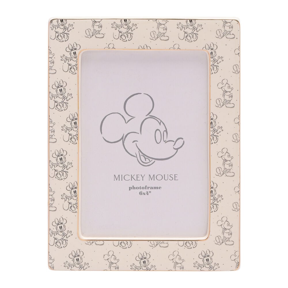 Marco de fotos cerámico Disney de Mickey y Minnie