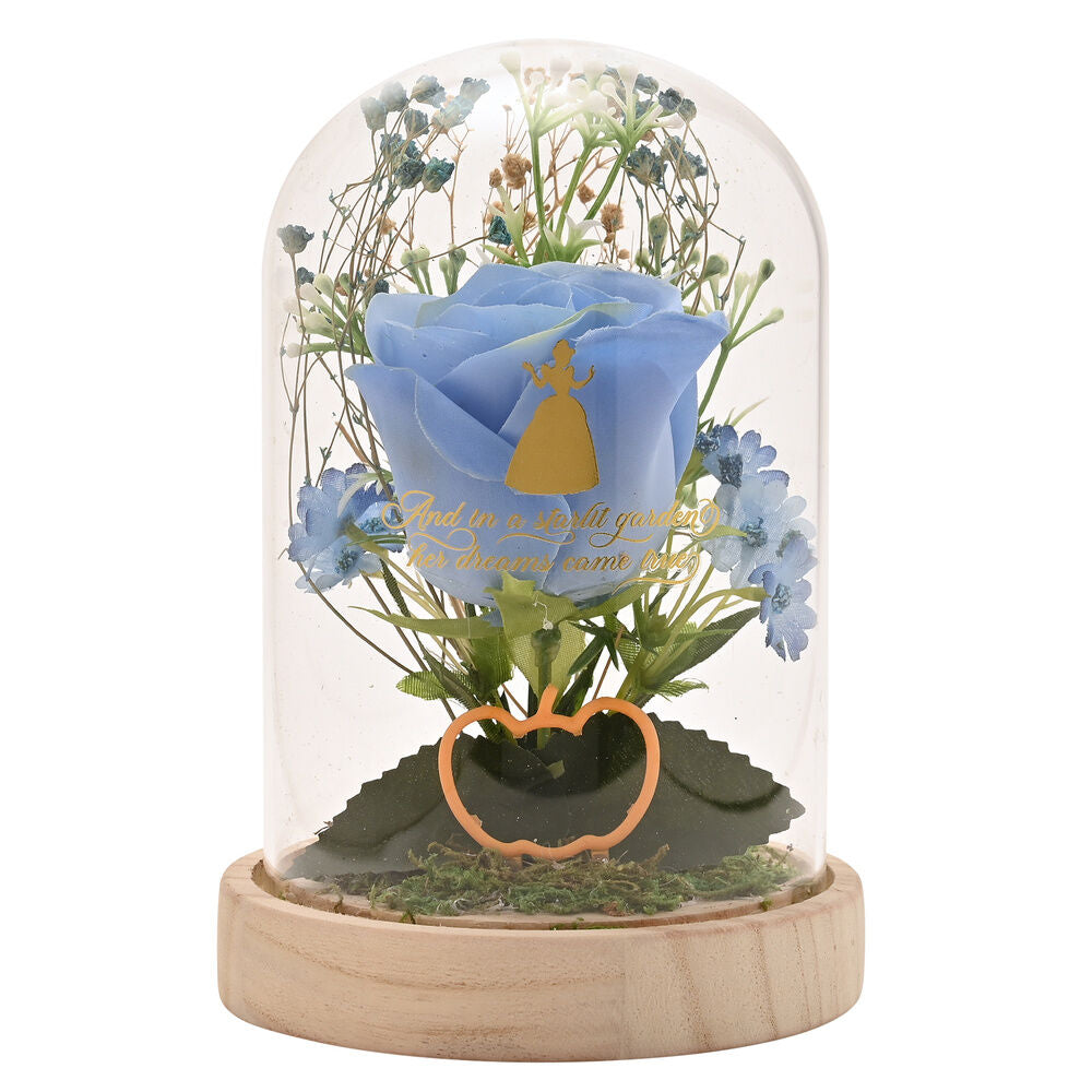 Flor campana de Cenicienta Disney con flor azul y luz de neón - 2