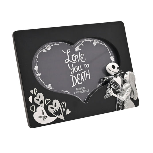 Marco de fotos Love You to Death de Pesadilla antes de Navidad con Jack y Sally - 2