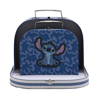 Set de dos cajas azules de almacenamiento con ilustraciones de Stitch - 2
