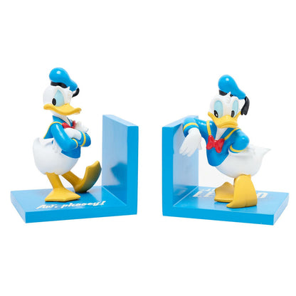 Sujetalibros Donald Disney con dos figuras sobre bases azules - 2