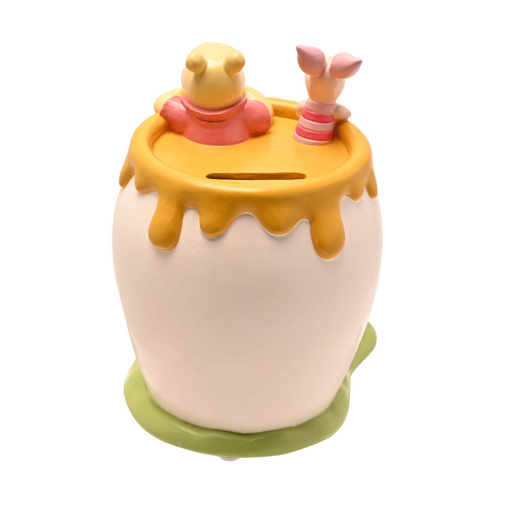 Hucha de resina de Winnie the Pooh con Piglet y Eeyore - 2