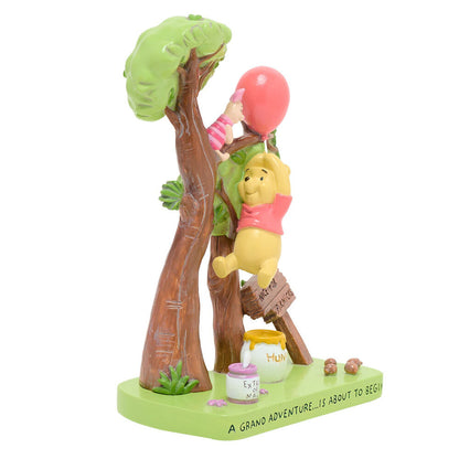 Figura Disney de Winnie the Pooh y Piglet en un árbol - 2