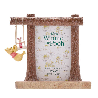 Marco de fotos de resina Disney con Winnie the Pooh y Piglet - 2
