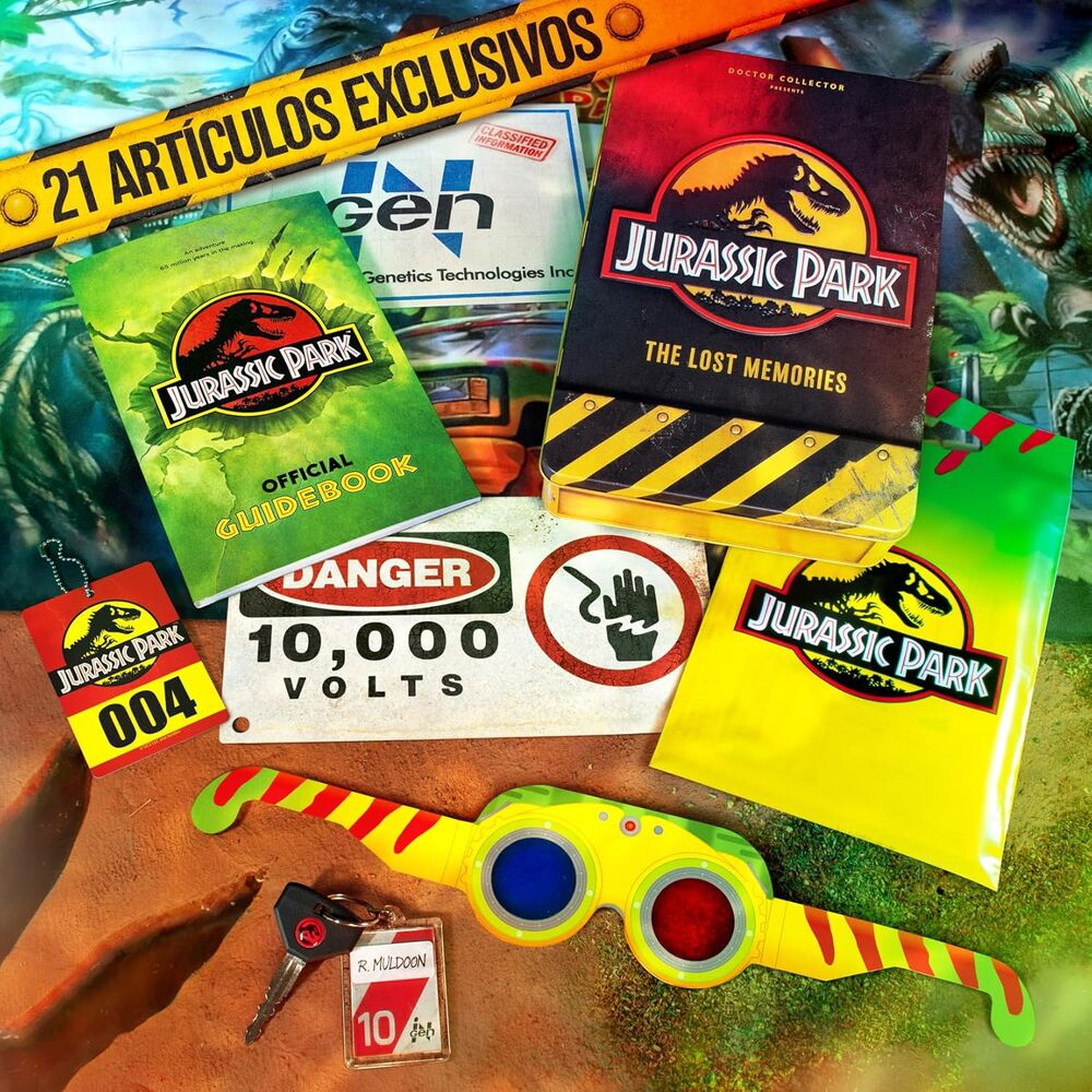 Caja metálica Doctor Collector de Jurassic Park Los Recuerdos Perdidos - 9