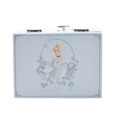 Joyero musical azul claro de Cenicienta Disney con flores y cajón - 3