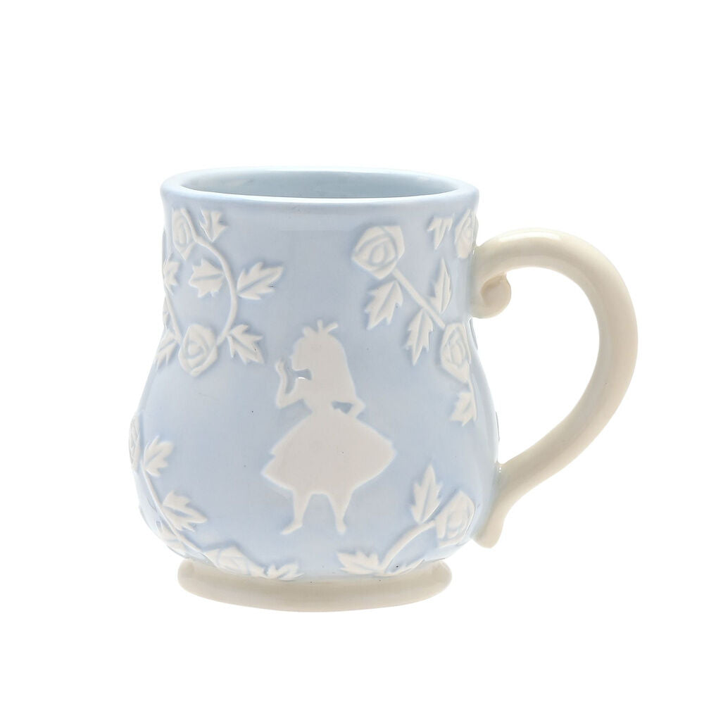 Taza de cerámica azul claro de Alicia en el País de las Maravillas Disney - 3