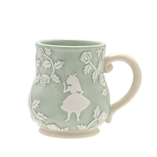 Taza de cerámica Disney del Sombrerero Loco con decoración floral - 3