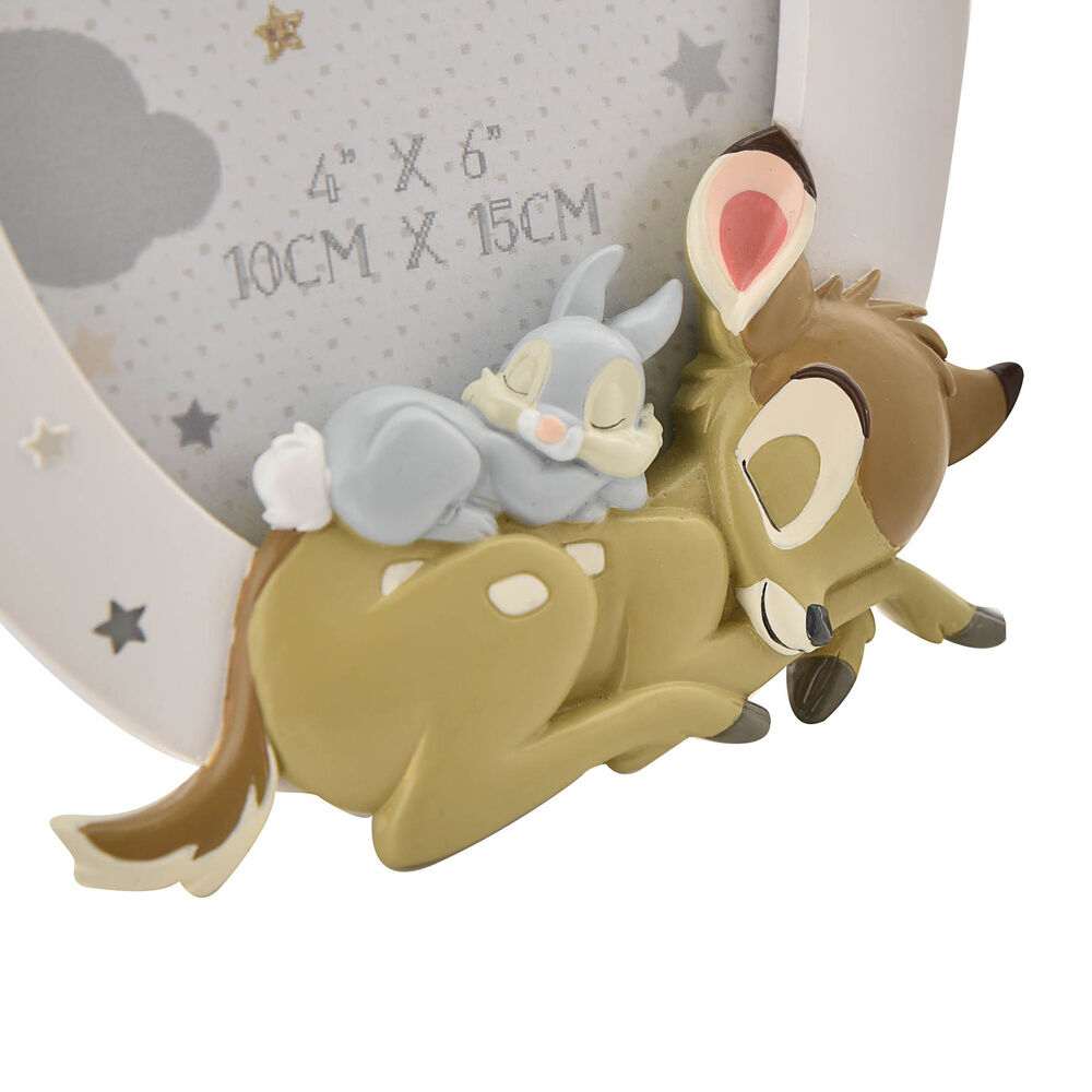 Marco de fotos ovalado Disney de Bambi y Tambor con estrellas - 3