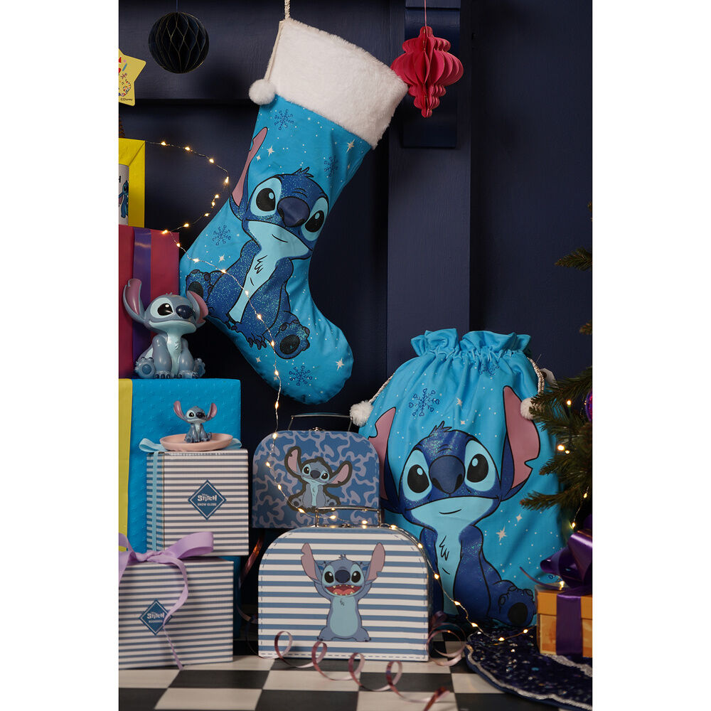Set de dos cajas azules de almacenamiento con ilustraciones de Stitch - 3