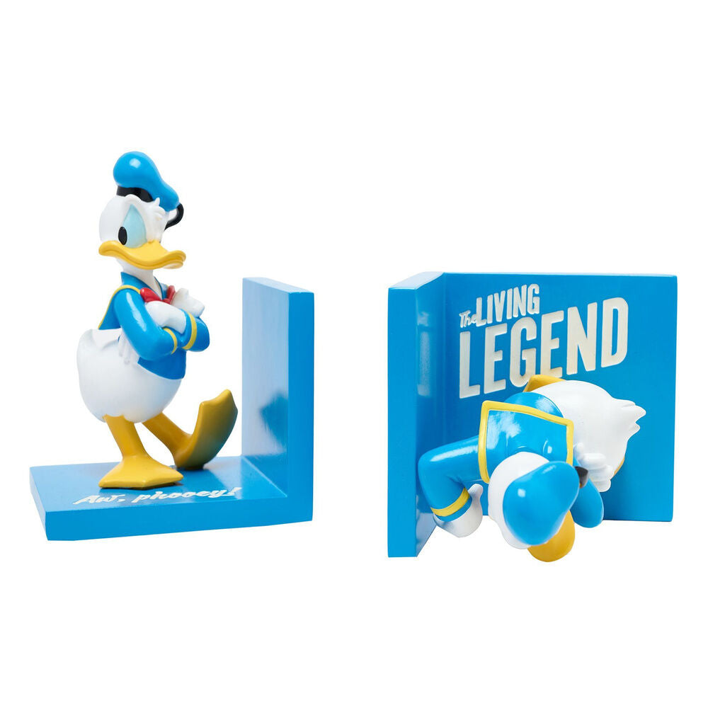 Sujetalibros Donald Disney con dos figuras sobre bases azules - 3