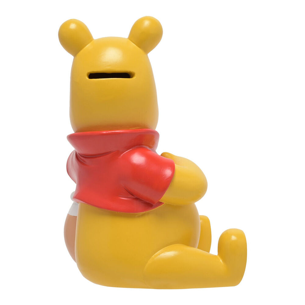 Hucha de resina de Winnie the Pooh junto a un tarro de miel - 3