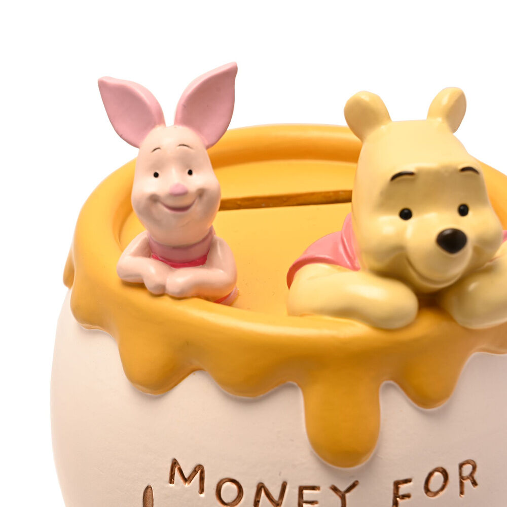 Hucha de resina de Winnie the Pooh con Piglet y Eeyore - 3