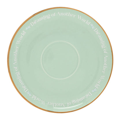 Taza de té y platillo verde menta de Ariel de La Sirenita Disney - 4