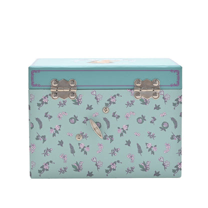 Joyero musical de Jasmine Disney con decoración floral y cajón frontal - 4