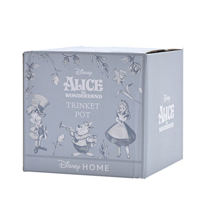 Joyero de cerámica Disney de Alicia con la Reina de Corazones - 4
