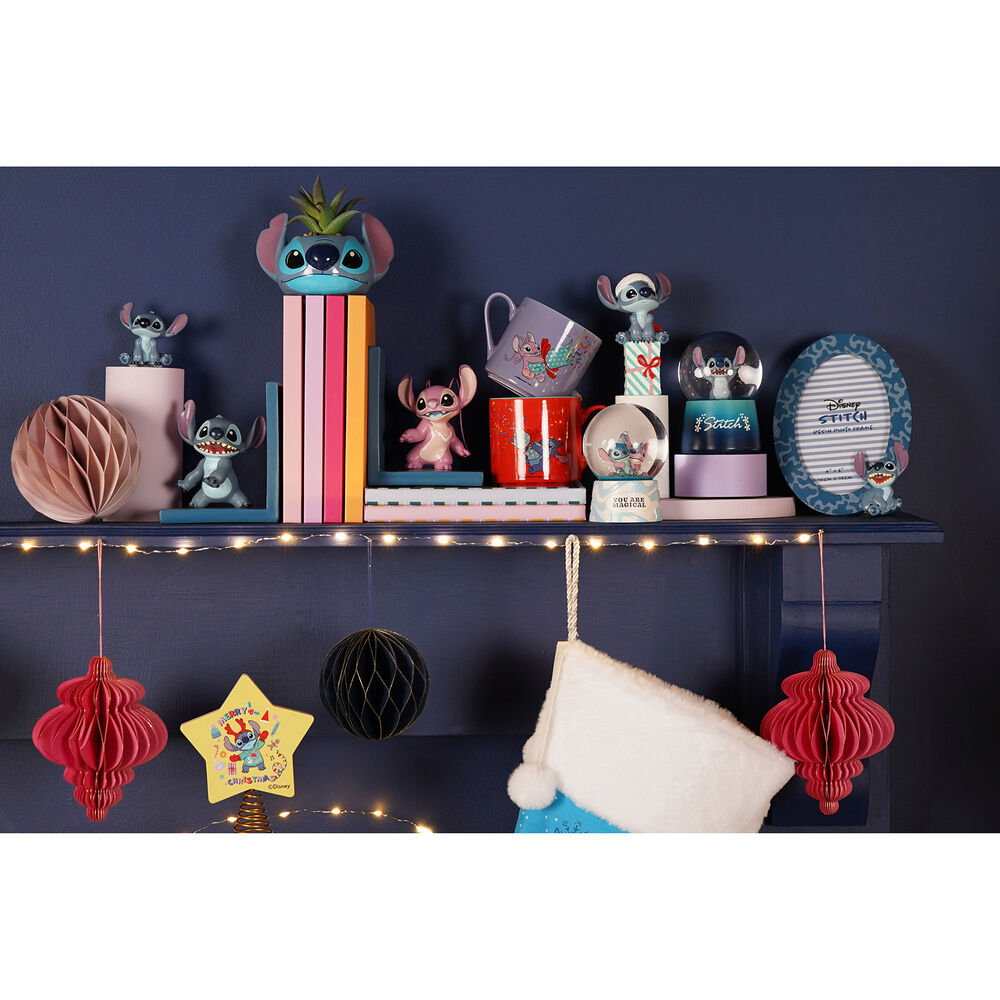 Sujetalibros Disney con figuras 3D de Stitch y Angel - 4