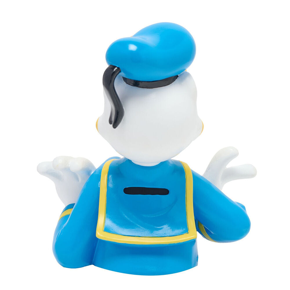 Hucha de resina del Pato Donald Disney con uniforme azul - 4