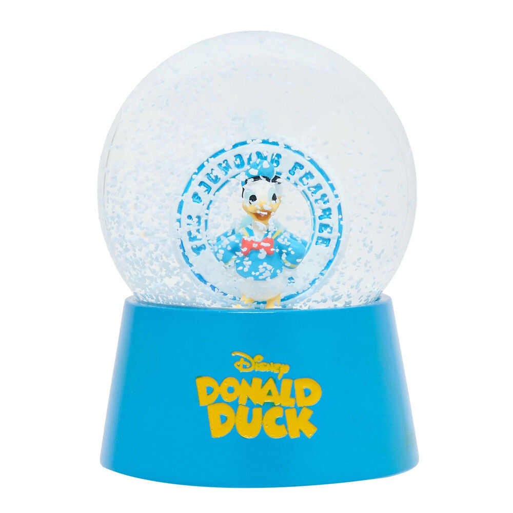 Bola de nieve azul de Donald Duck Disney con dos figuras - 4