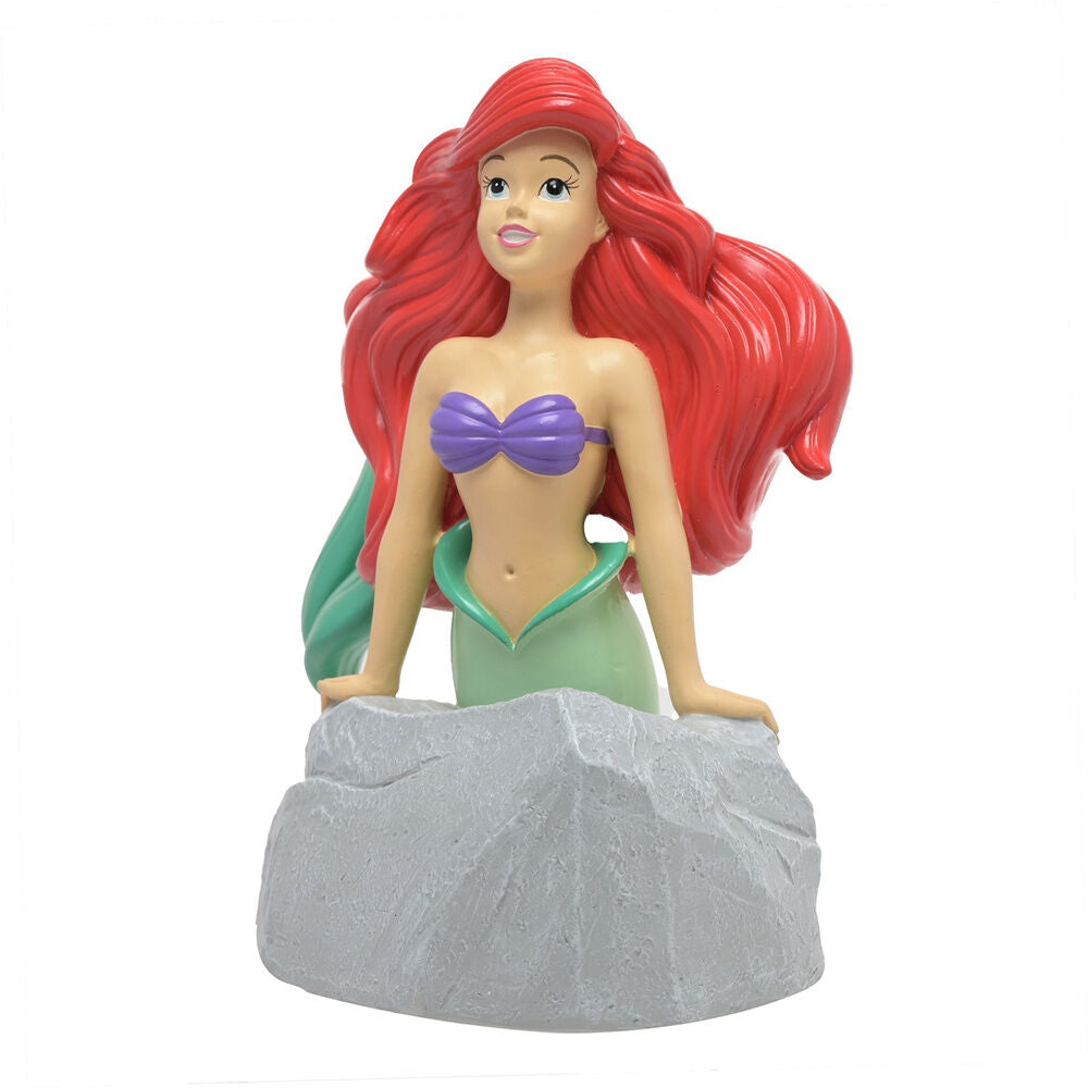 Hucha de Ariel de La Sirenita Disney sobre una base rocosa - 4