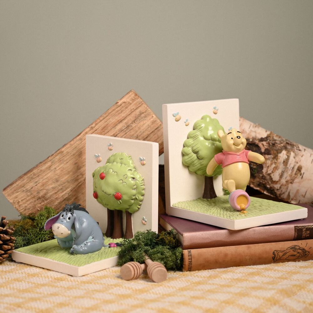 Sujetalibros de resina de Winnie the Pooh y Eeyore - 4