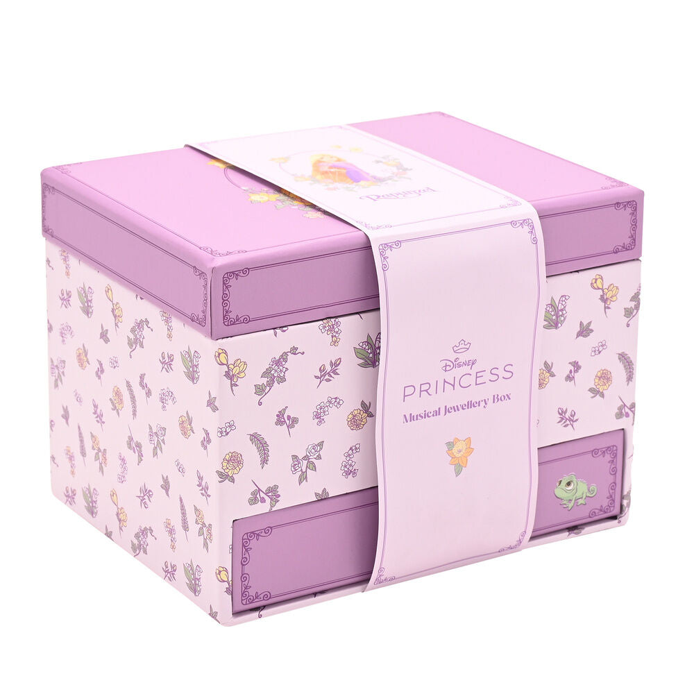 Joyero musical lila de Rapunzel Disney con cajón frontal - 5