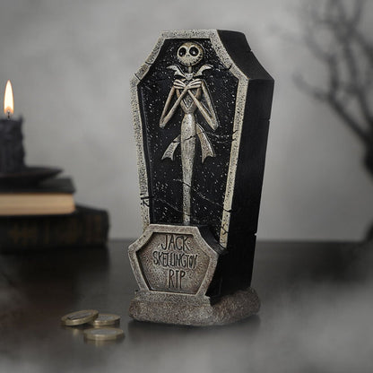 Hucha de Jack Skellington con diseño de ataúd - 5