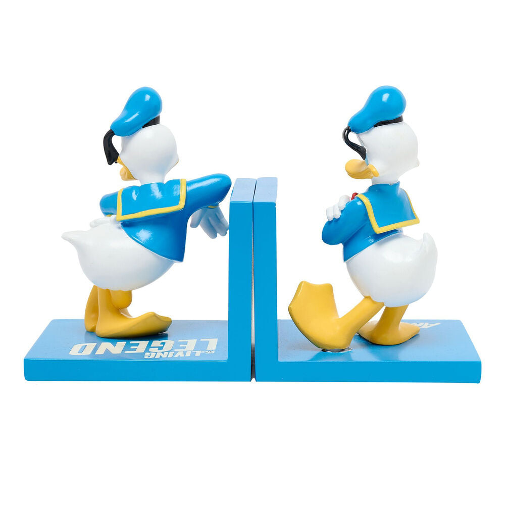 Sujetalibros Donald Disney con dos figuras sobre bases azules - 5
