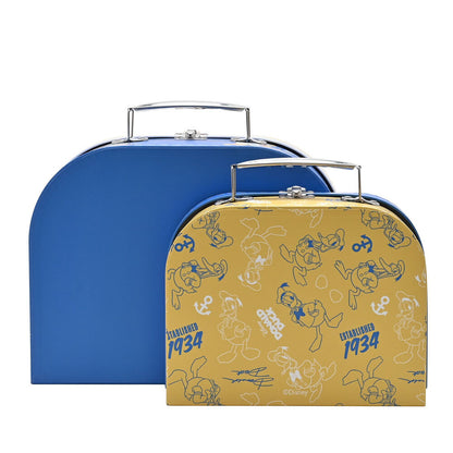 Set de dos cajas de almacenamiento Disney Donald Duck en azul, blanco y amarillo - 5