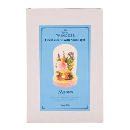 Flor campana iluminada de Vaiana Disney con base de madera - 6