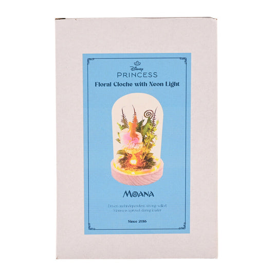 Flor campana iluminada de Vaiana Disney con base de madera - 6