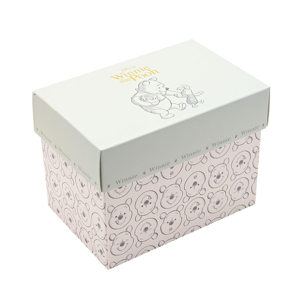 Taza de porcelana Disney Winnie the Pooh con asa dorada - 6