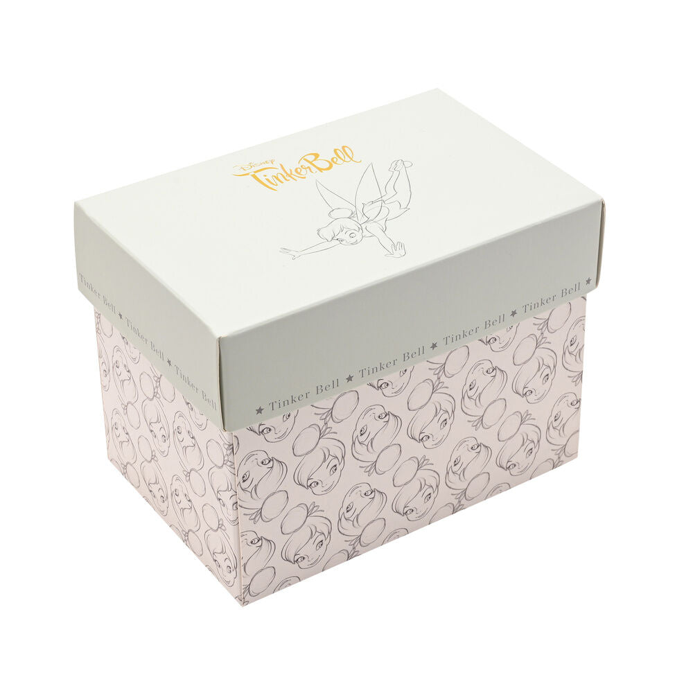 Taza de porcelana china de Campanilla Disney con asa dorada - 6