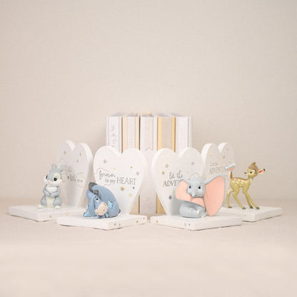 Par de sujetalibros 3D de Dumbo Disney con corazones y estrellas - 6