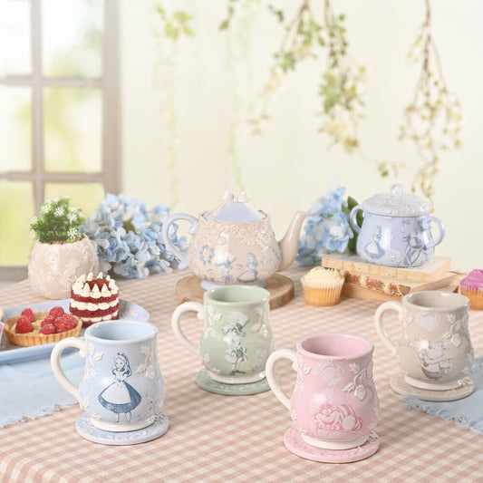 Taza de cerámica Disney del Sombrerero Loco con decoración floral - 6