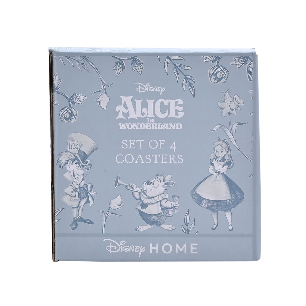 Set de cuatro posavasos de cerámica Disney de Alicia en el País de las Maravillas - 6
