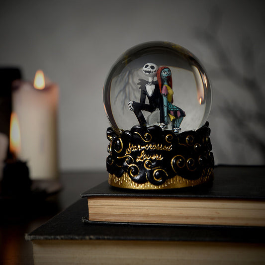Bola de nieve de Pesadilla Antes de Navidad con Jack Skellington y Sally - 6