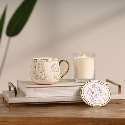 Taza de porcelana de Marie de Los Aristogatos Disney con detalles dorados - 7