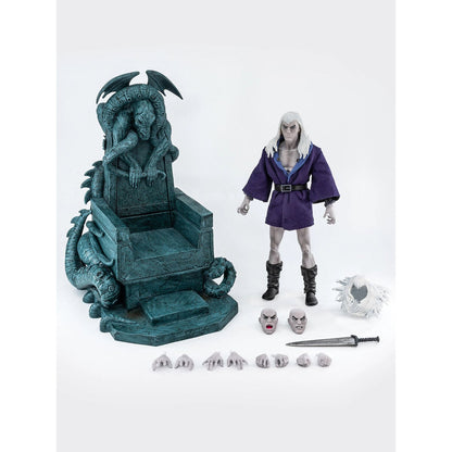 Figura Nekorn de Frazetta Icon sentada en un trono de bestia con espada - 2