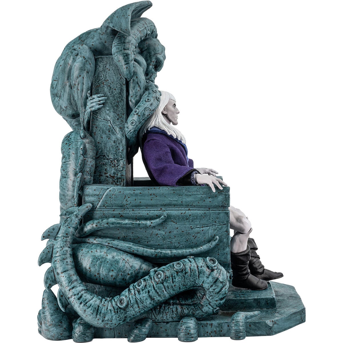 Figura Nekorn de Frazetta Icon sentada en un trono de bestia con espada - 7