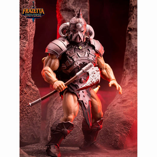 Figura articulada Death Dealer Frazetta Icon con armadura, escudo, hacha y espada - 5