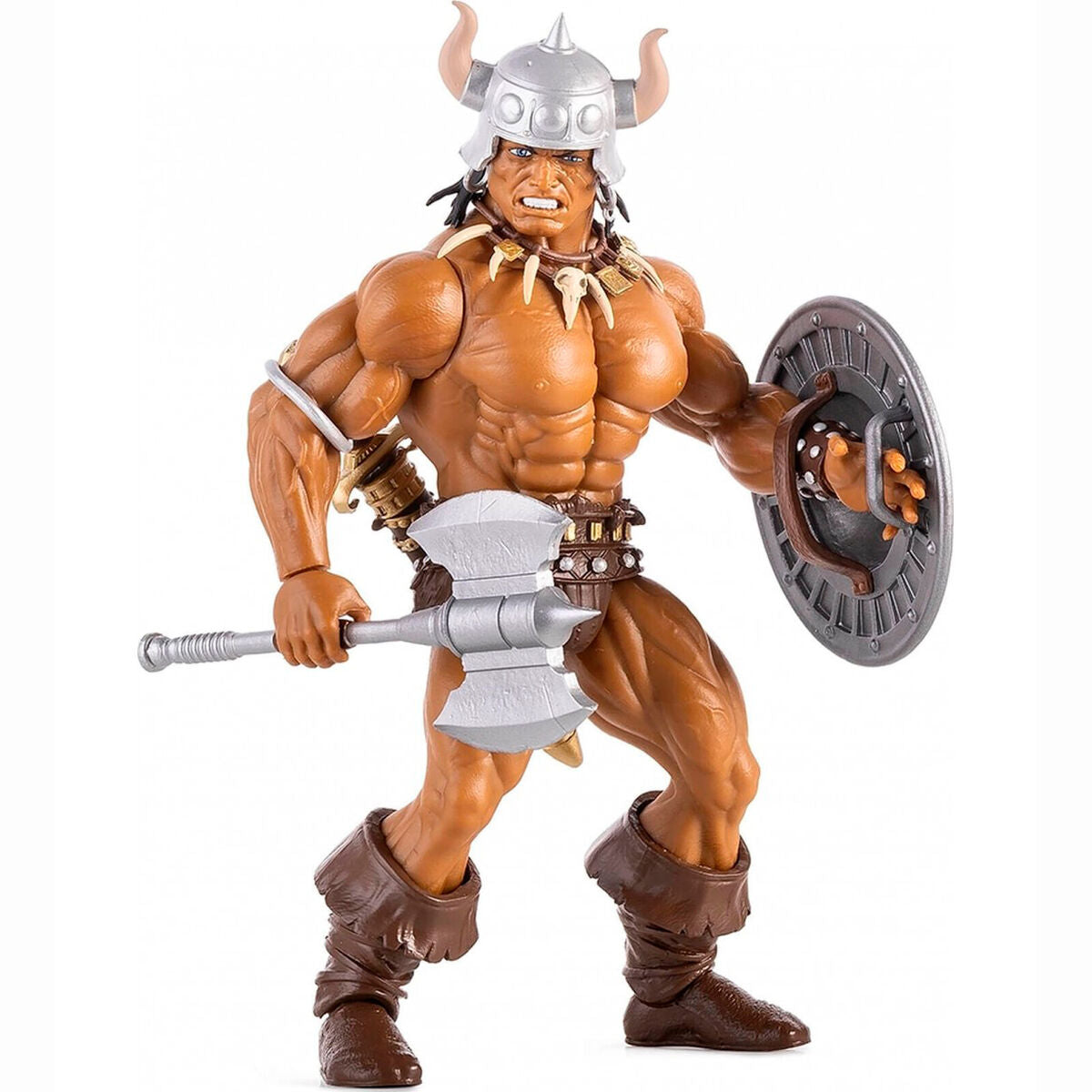Figura articulada de Conan The Barbarian Frazetta Icon con escudo, hacha y espada - 3