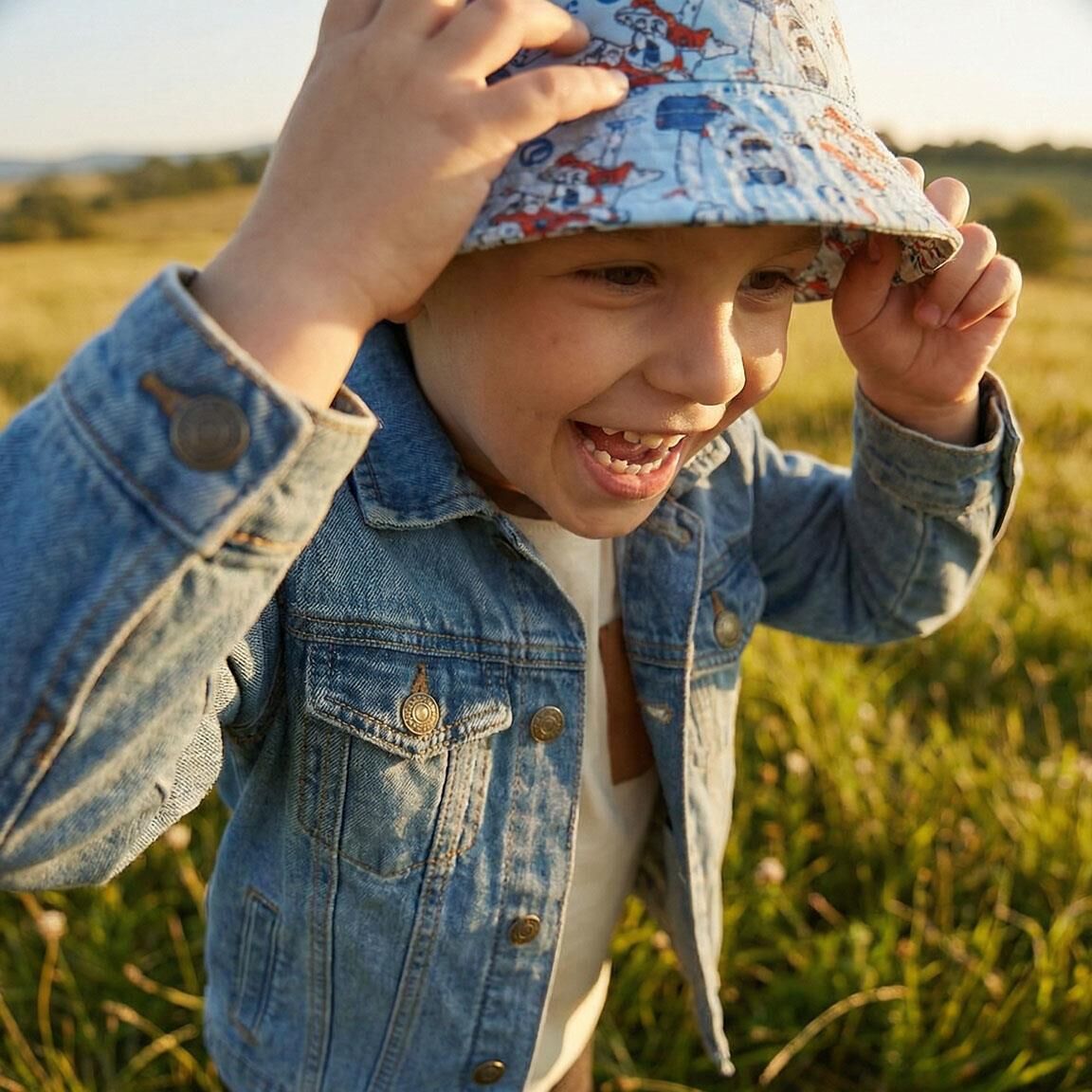 Gorro pescador azul de Paw Patrol con estampado de personajes - 4