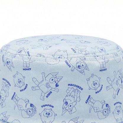 Gorro pescador Bluey azul claro con estampado de personajes - 3