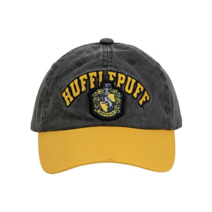 Gorra gris y amarilla Hufflepuff de Harry Potter