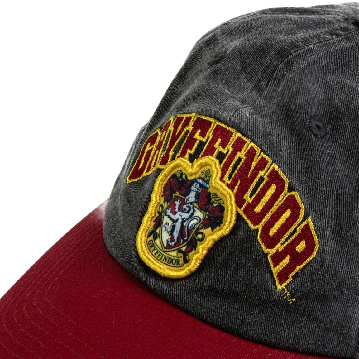 Gorra gris y granate de Gryffindor Harry Potter con escudo frontal - 4