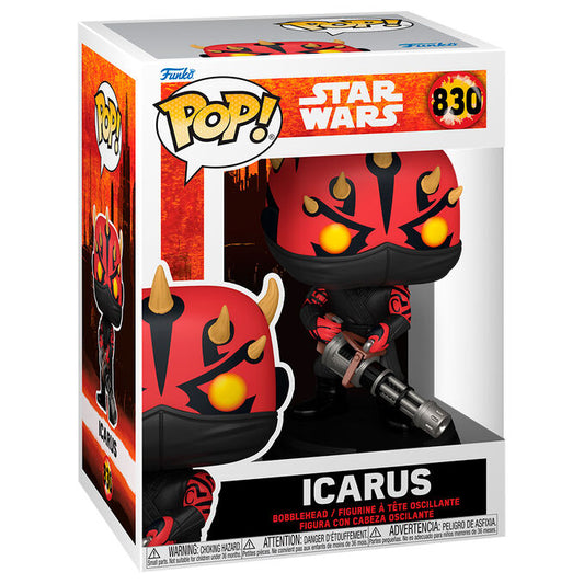 Figura Funko POP! Star Wars Maul Shadow Lord Icarus sobre base negra - 2